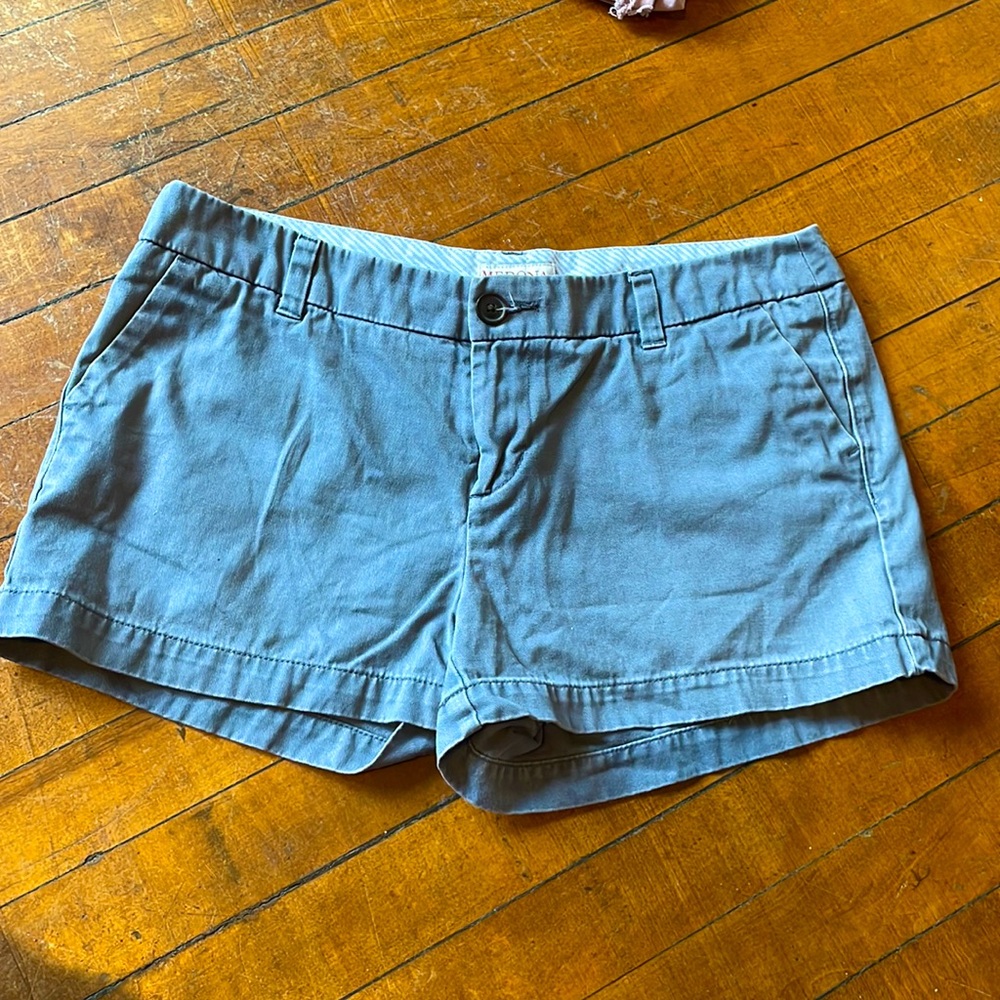 Grey chino shorts women size 6